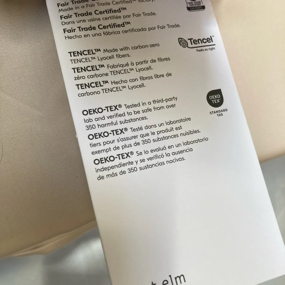 New West Elm Silky TENCEL King Sheet Set in Frost Gray